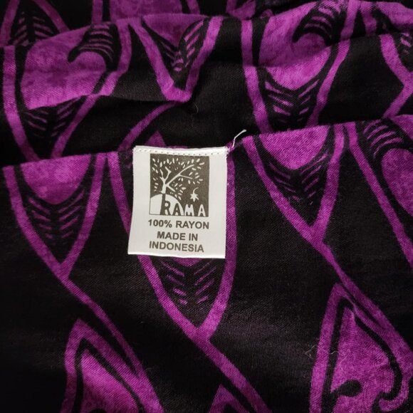 EUC Beach Cover-Up Long Rectangle Sarong - Picture 3 of 3